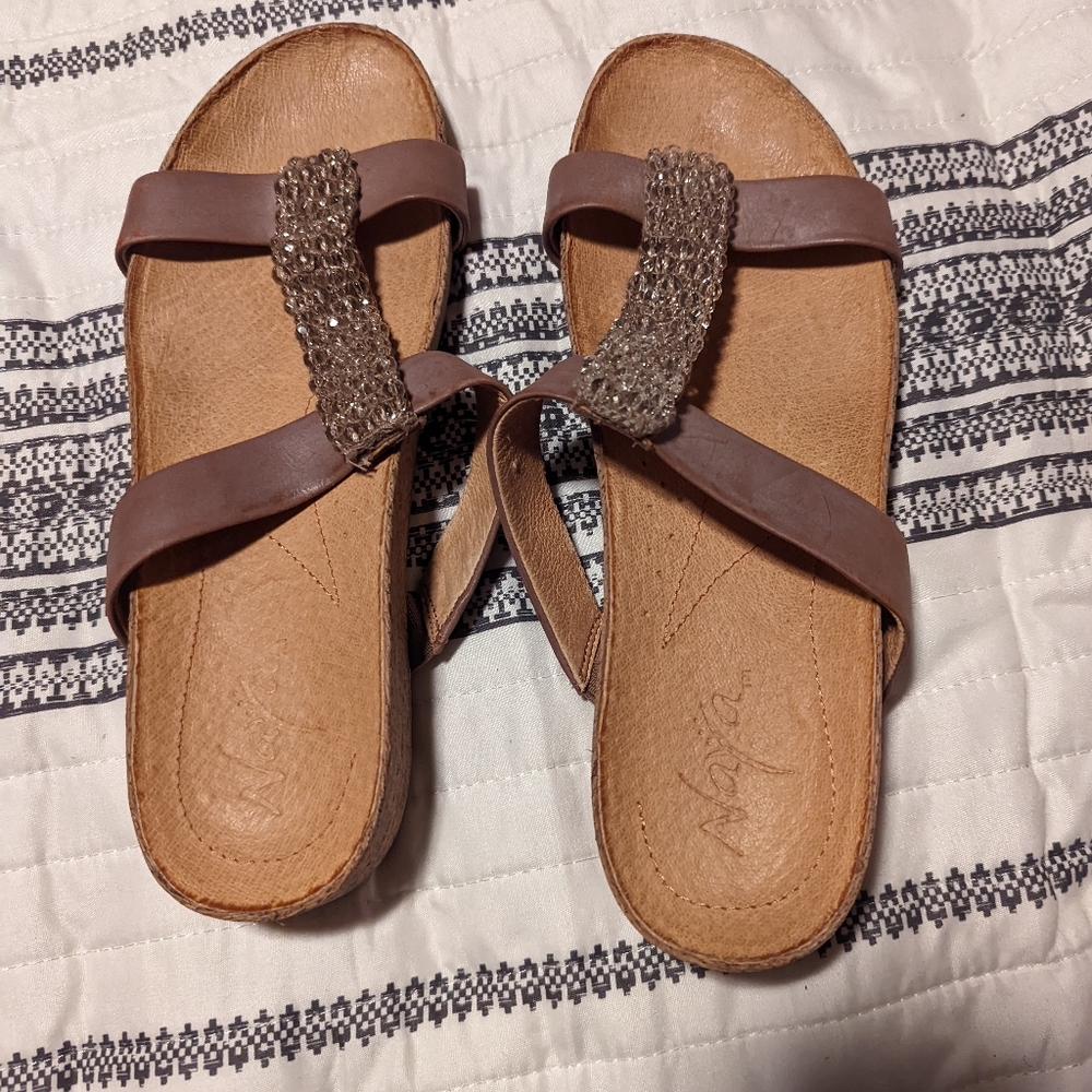 Beautiful Naya sandals with beads